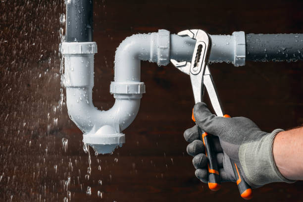 Professional Emergency Plumber technician working in Pana, IL